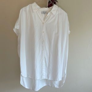 Madewell Daily Shirt in Eyelet White.